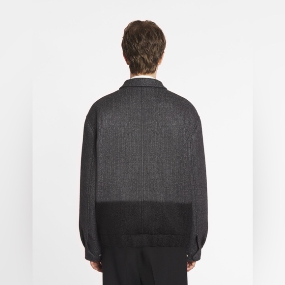 Lanvin Wool-Blend Bomber Jacket size 48/us size M - Picture 4 of 16